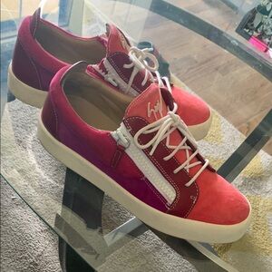 Giuseppe Zanotti Pink Casual Sneakers